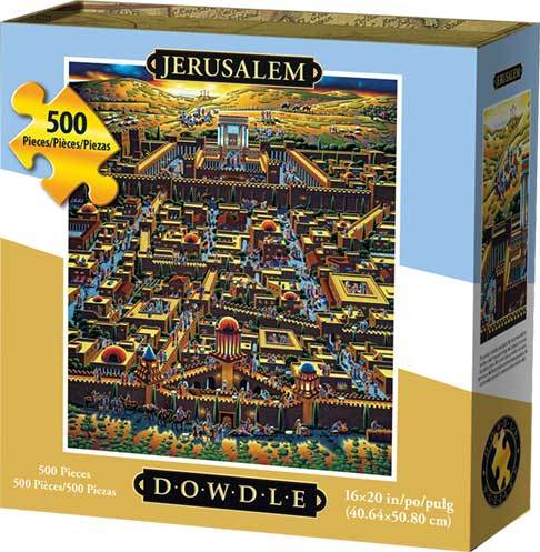00090 16 X 20 In. Jerusalem Jigsaw Puzzle - 500 Piece