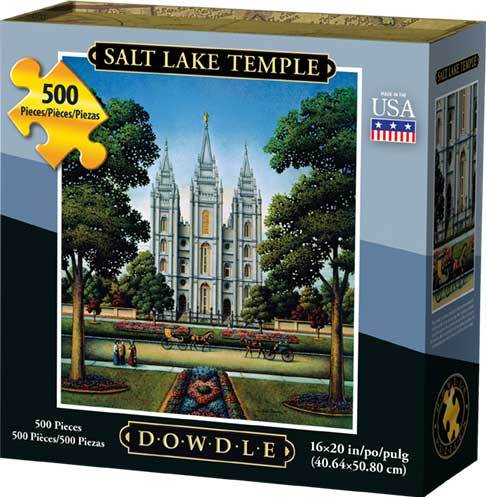 00096 16 X 20 In. Salt Lake Temple Jigsaw Puzzle - 500 Piece