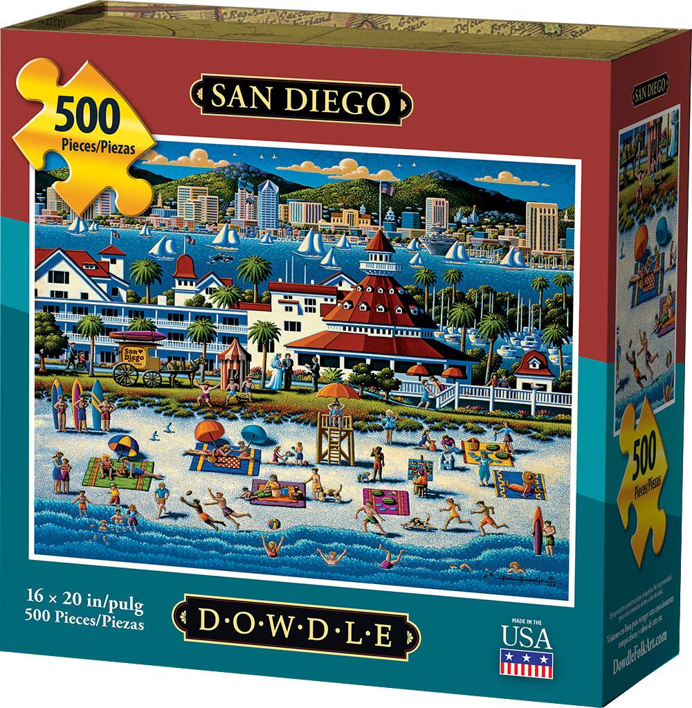 00105 16 X 20 In. San Diego Jigsaw Puzzle - 500 Piece