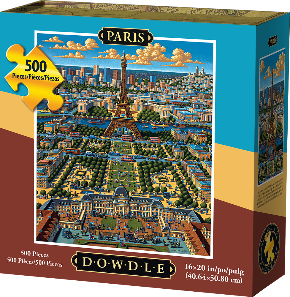 00110 16 X 20 In. Paris Jigsaw Puzzle - 500 Piece