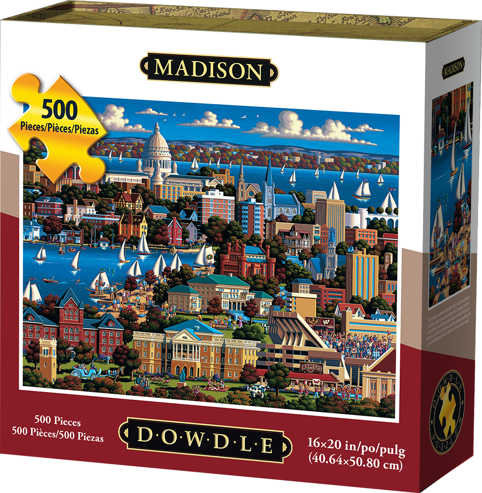 00111 16 X 20 In. Madison Jigsaw Puzzle - 500 Piece