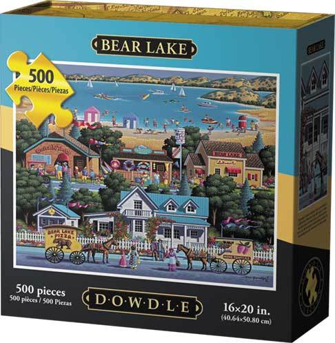 00118 16 X 20 In. Bear Lake Jigsaw Puzzle - 500 Piece