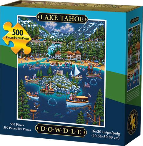 00177 16 X 20 In. Lake Tahoe Jigsaw Puzzle - 500 Piece