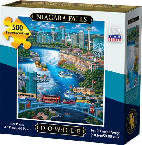 00192 16 X 20 In. Niagara Falls Jigsaw Puzzle - 500 Piece
