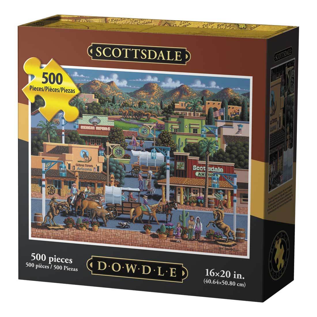 00208 16 X 20 In. Scottsdale Jigsaw Puzzle - 500 Piece