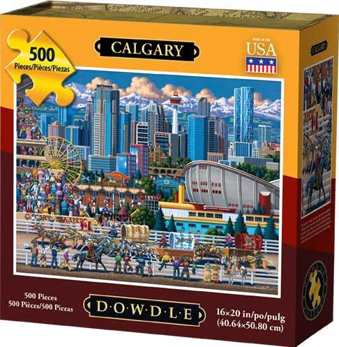 00211 16 X 20 In. Calgary Jigsaw Puzzle - 500 Piece