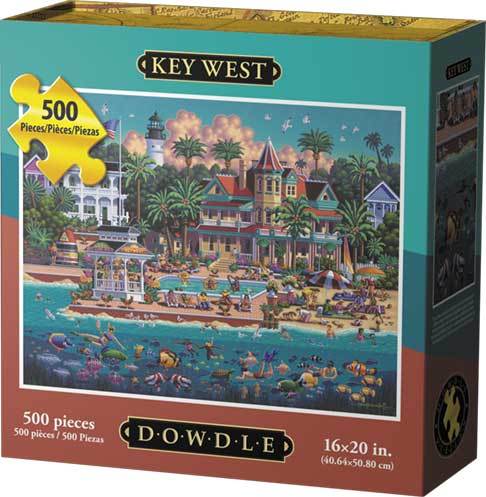 00221 16 X 20 In. Key West Jigsaw Puzzle - 500 Piece