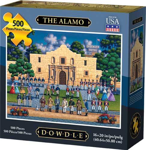 00222 16 X 20 In. The Alamo Jigsaw Puzzle - 500 Piece