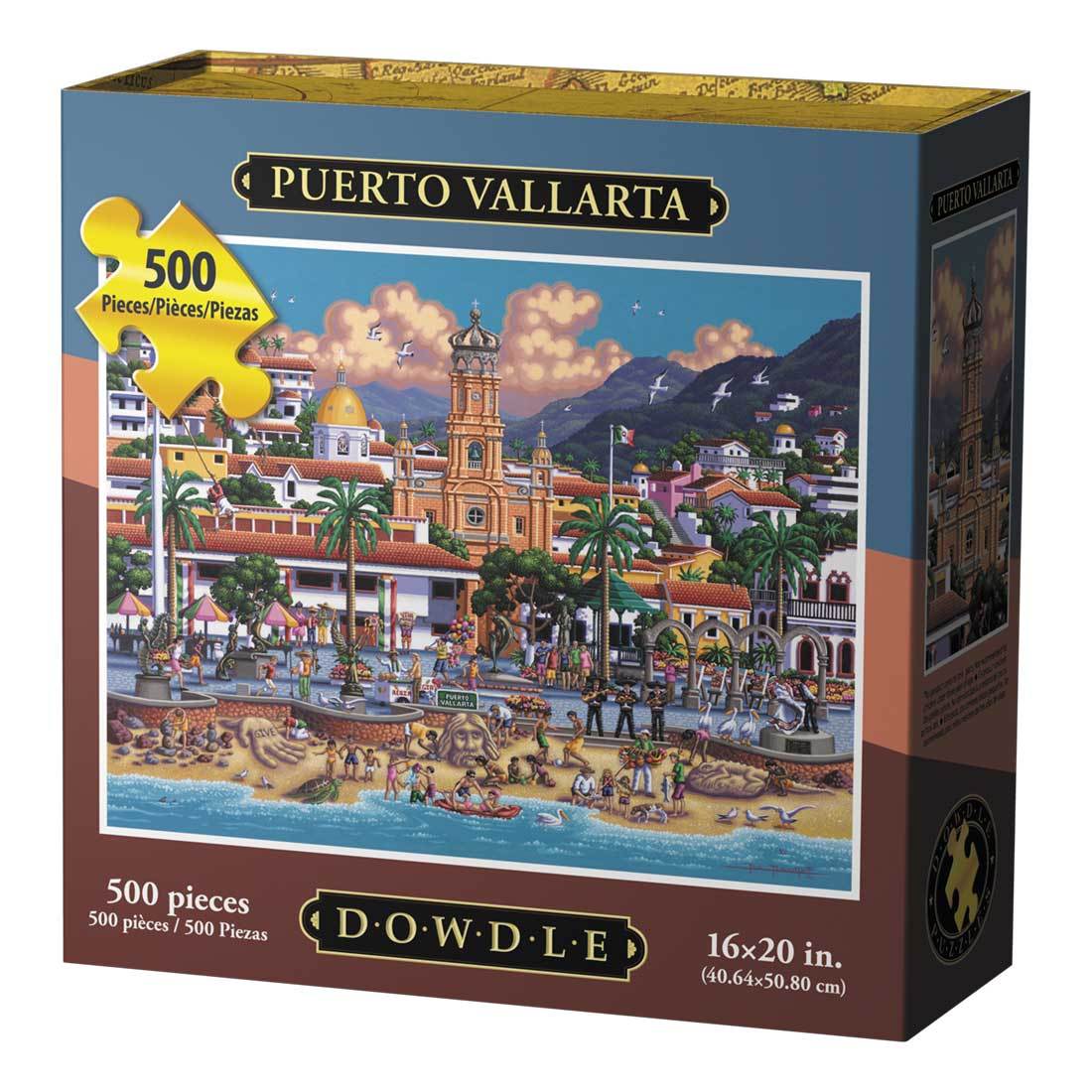 00223 16 X 20 In. Puerto Vallarta Jigsaw Puzzle - 500 Piece