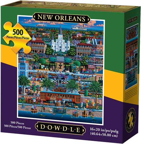 00224 16 X 20 In. New Orleans Jigsaw Puzzle - 500 Piece