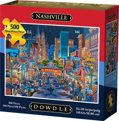 00228 16 X 20 In. Nashville Jigsaw Puzzle - 500 Piece