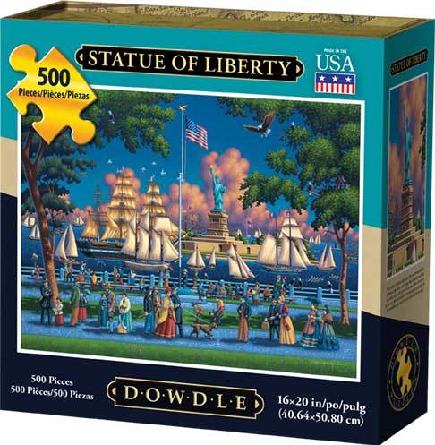 00229 16 X 20 In. Statue Of Liberty Jigsaw Puzzle - 500 Piece