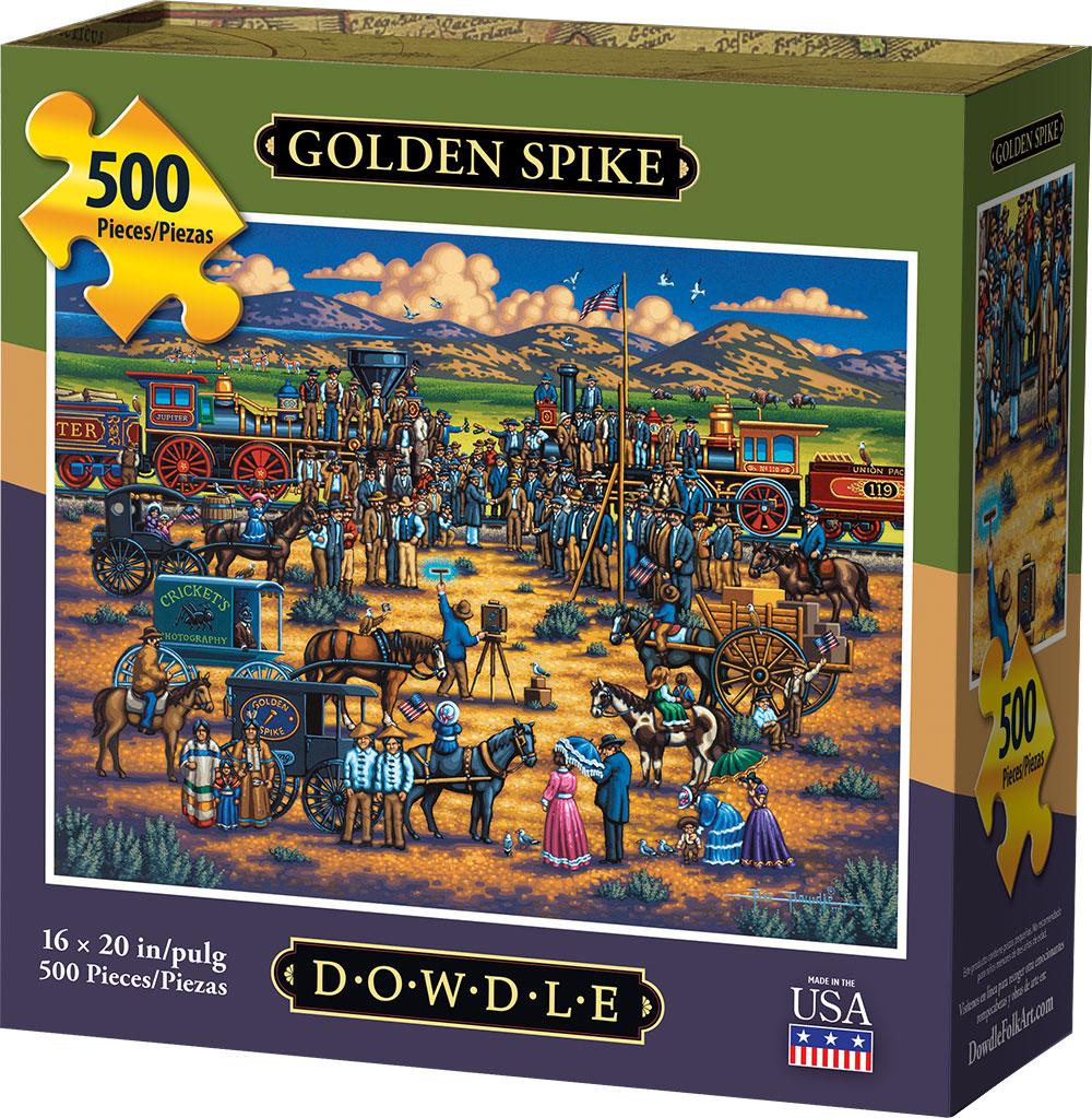 00235 16 X 20 In. Golden Spike Jigsaw Puzzle - 500 Piece