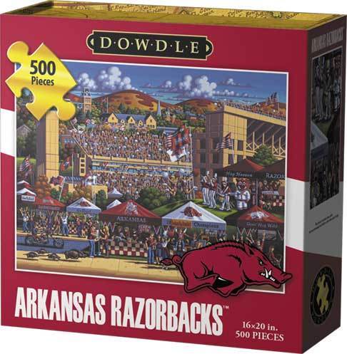 00241 16 X 20 In. Arkansas Razorbacks Jigsaw Puzzle - 500 Piece
