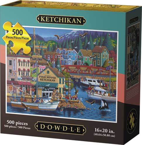 00245 16 X 20 In. Ketchikan Jigsaw Puzzle - 500 Piece