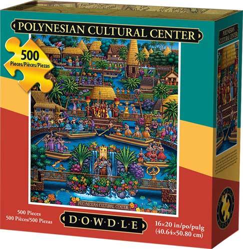 00246 16 X 20 In. Polynesian Cultural Center Jigsaw Puzzle - 500 Piece