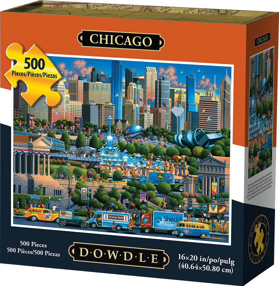 00269 16 X 20 In. Chicago Jigsaw Puzzle - 500 Piece