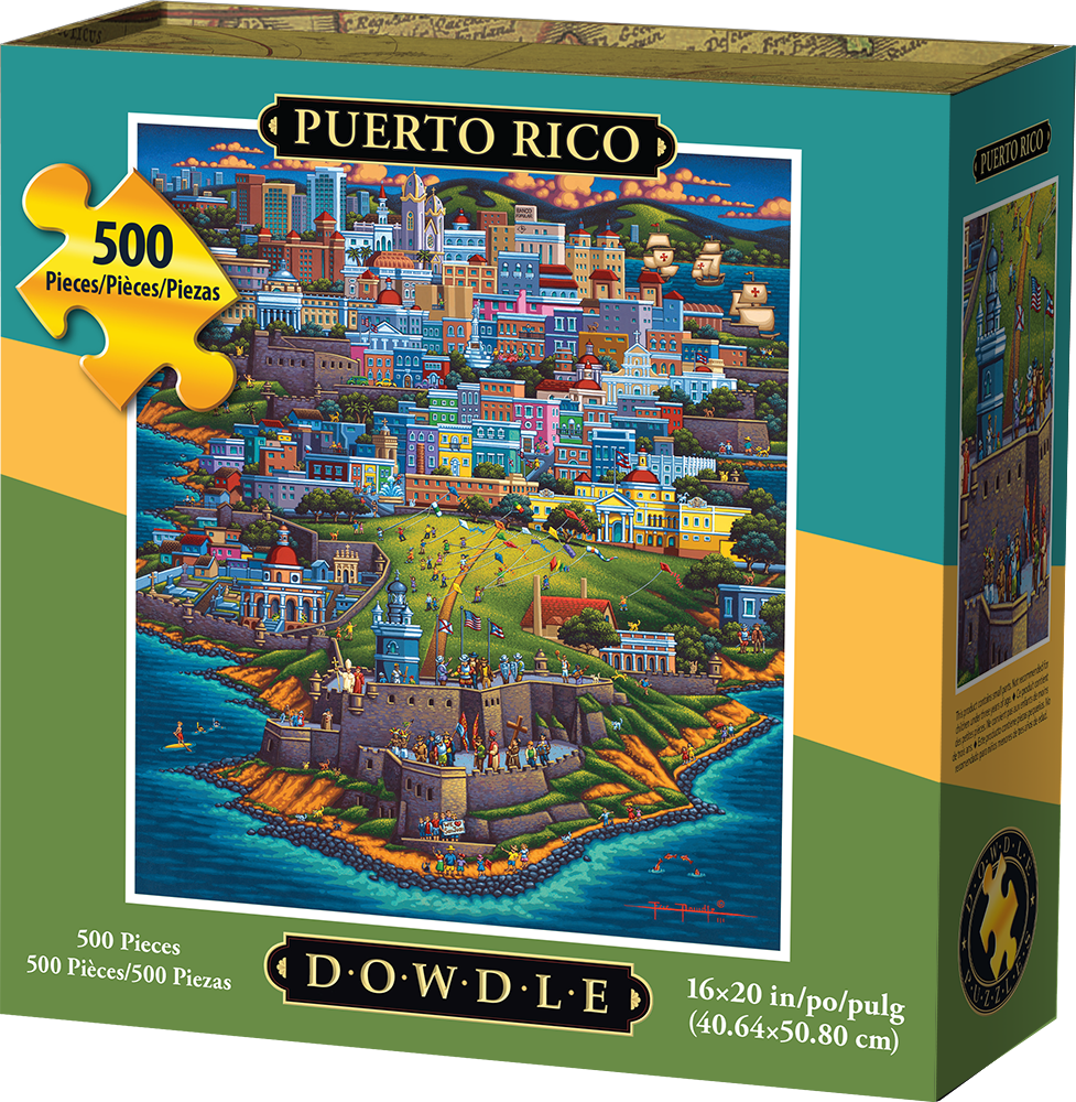 00270 16 X 20 In. Puerto Rico Jigsaw Puzzle - 500 Piece