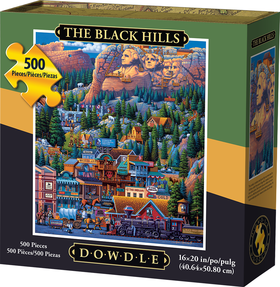 00271 16 X 20 In. The Black Hills Jigsaw Puzzle - 500 Piece