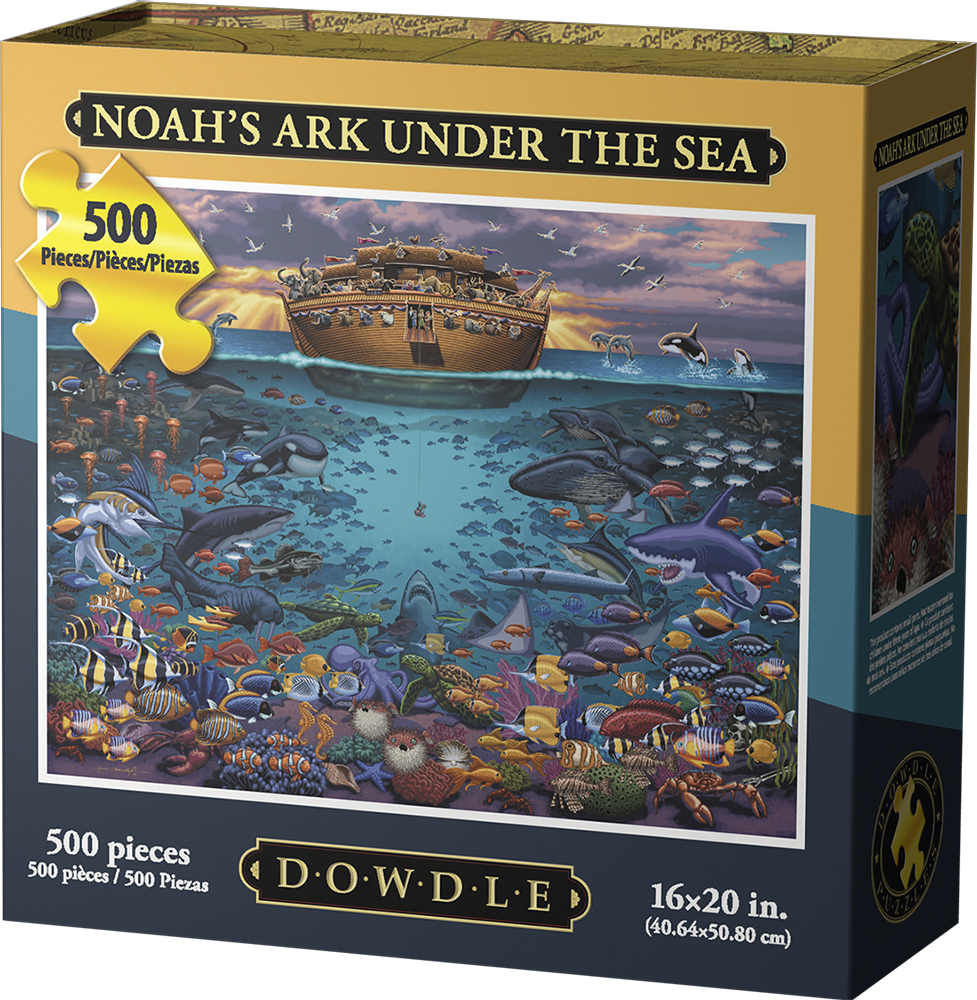 00304 16 X 20 In. Noahs Ark Under The Sea Jigsaw Puzzle - 500 Piece