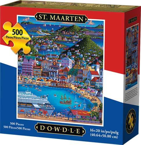 00311 16 X 20 In. St. Maarten Jigsaw Puzzle - 500 Piece
