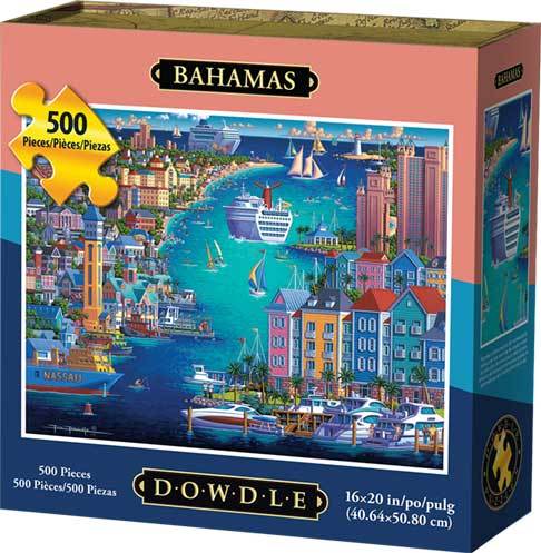 00312 16 X 20 In. Bahamas Jigsaw Puzzle - 500 Piece