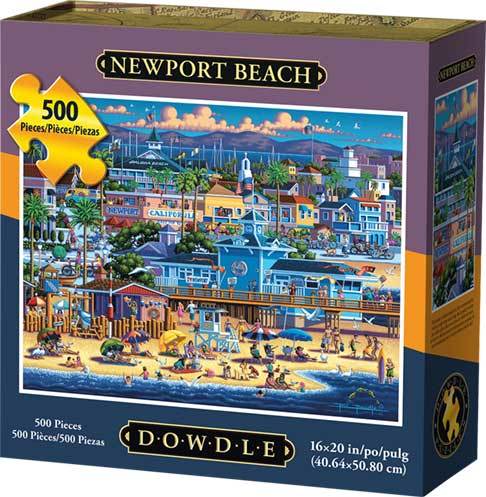 00314 16 X 20 In. Newport Beach Jigsaw Puzzle - 500 Piece