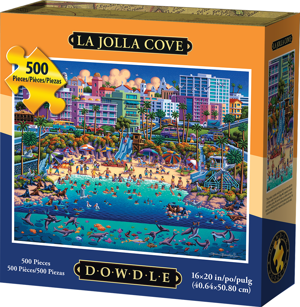 00316 16 X 20 In. La Jolla Cove Jigsaw Puzzle - 500 Piece