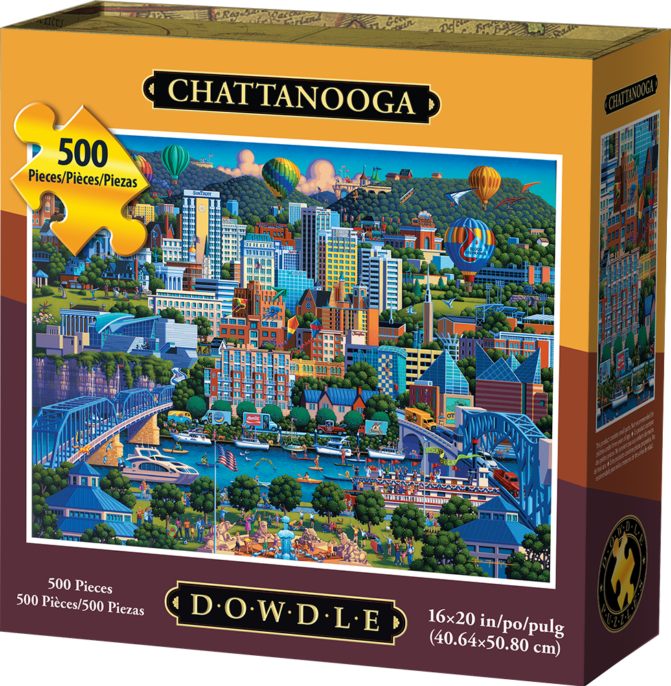 00317 16 X 20 In. Chattanooga Jigsaw Puzzle - 500 Piece