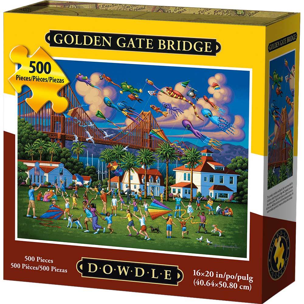 00320 16 X 20 In. Golden Gate Bridge Jigsaw Puzzle - 500 Piece