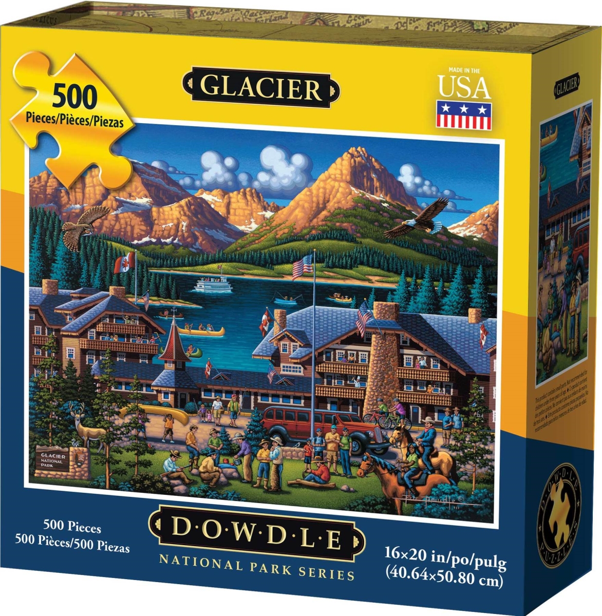 00335 16 X 20 In. Glacier National Park Jigsaw Puzzle - 500 Piece