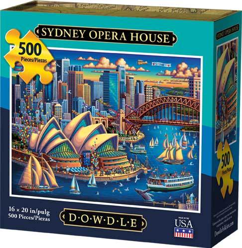 00337 16 X 20 In. Sydney Opera House Jigsaw Puzzle - 500 Piece