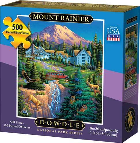 00338 16 X 20 In. Mount Rainier National Park Jigsaw Puzzle - 500 Piece