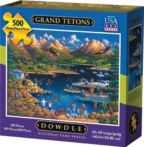 00341 16 X 20 In. Grand Teton National Park Jigsaw Puzzle - 500 Piece