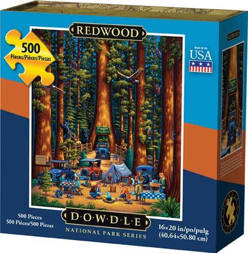 00342 16 X 20 In. Redwood National Park Jigsaw Puzzle - 500 Piece