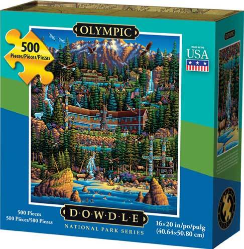 00363 16 X 20 In. Olympic National Park Jigsaw Puzzle - 500 Piece