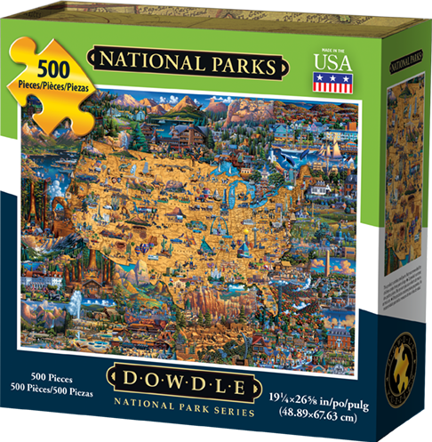 00365 19.25 X 26.6 In. National Parks Jigsaw Puzzle - 500 Piece