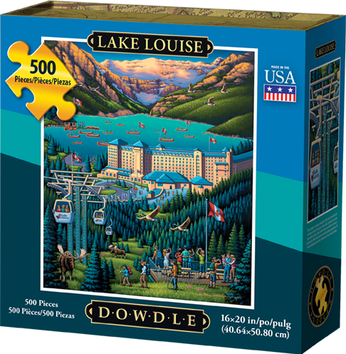 00368 16 X 20 In. Lake Louise Jigsaw Puzzle - 500 Piece