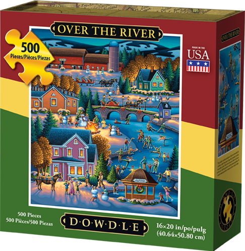 00370 16 X 20 In. Over The River Jigsaw Puzzle - 500 Piece