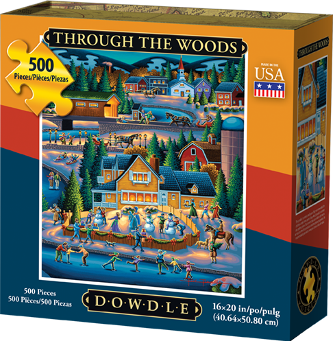 00374 16 X 20 In. Through The Woods Jigsaw Puzzle - 500 Piece