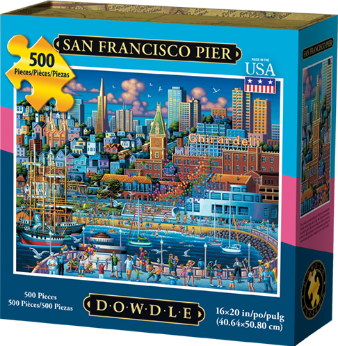 00376 16 X 20 In. San Francisco Pier Jigsaw Puzzle - 500 Piece