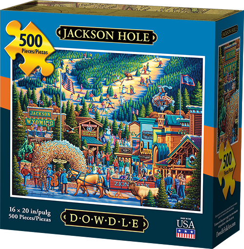 00377 16 X 20 In. Jackson Hole Jigsaw Puzzle - 500 Piece