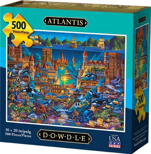 00394 16 X 20 In. Atlantis Jigsaw Puzzle - 500 Piece