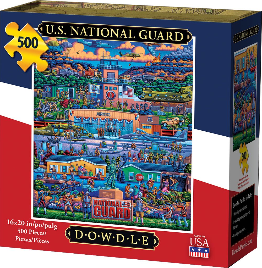 00432 16 X 20 In. U.s. National Guard Jigsaw Puzzle - 500 Piece