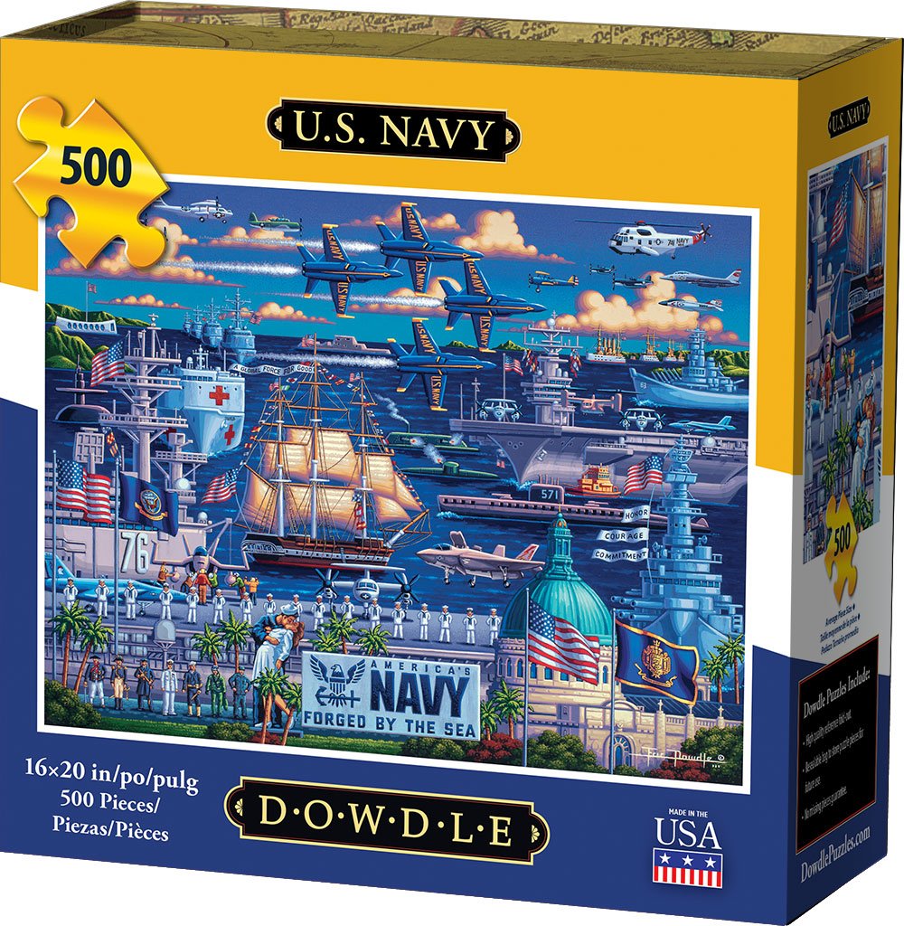 00433 16 X 20 In. U.s. Navy Jigsaw Puzzle - 500 Piece
