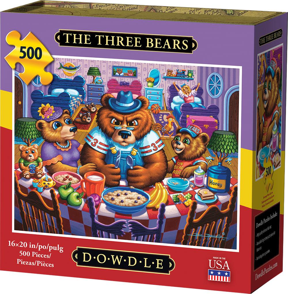 00434 16 X 20 In. The Three Bears Jigsaw Puzzle - 500 Piece