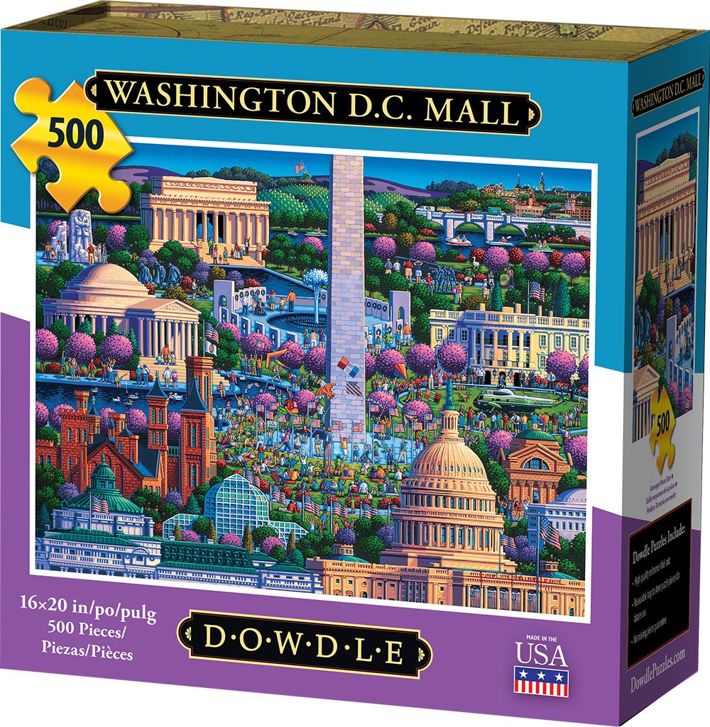 00442 16 X 20 In. Washington Dc Mall Jigsaw Puzzle - 500 Piece