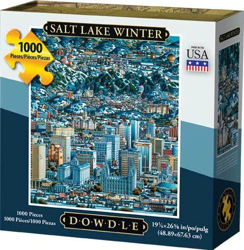 10045 19.25 X 26.6 In. Salt Lake Winter Jigsaw Puzzle - 1000 Piece