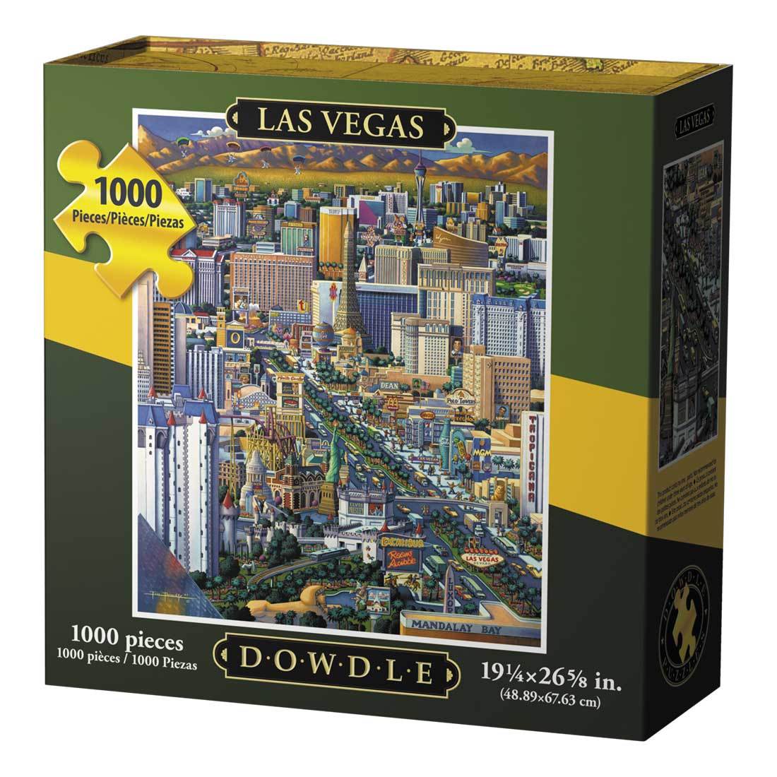 10091 19.25 X 26.6 In. Las Vegas Jigsaw Puzzle - 1000 Piece