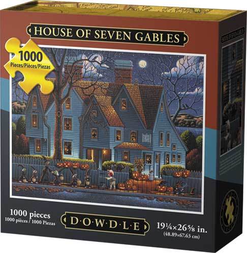 10206 19.25 X 26.6 In. House Of Seven Gables Jigsaw Puzzle - 1000 Piece